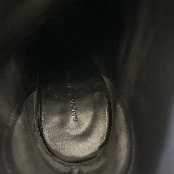 Balenciaga Platform Leather Ankle Booties - Picture 6 of 8